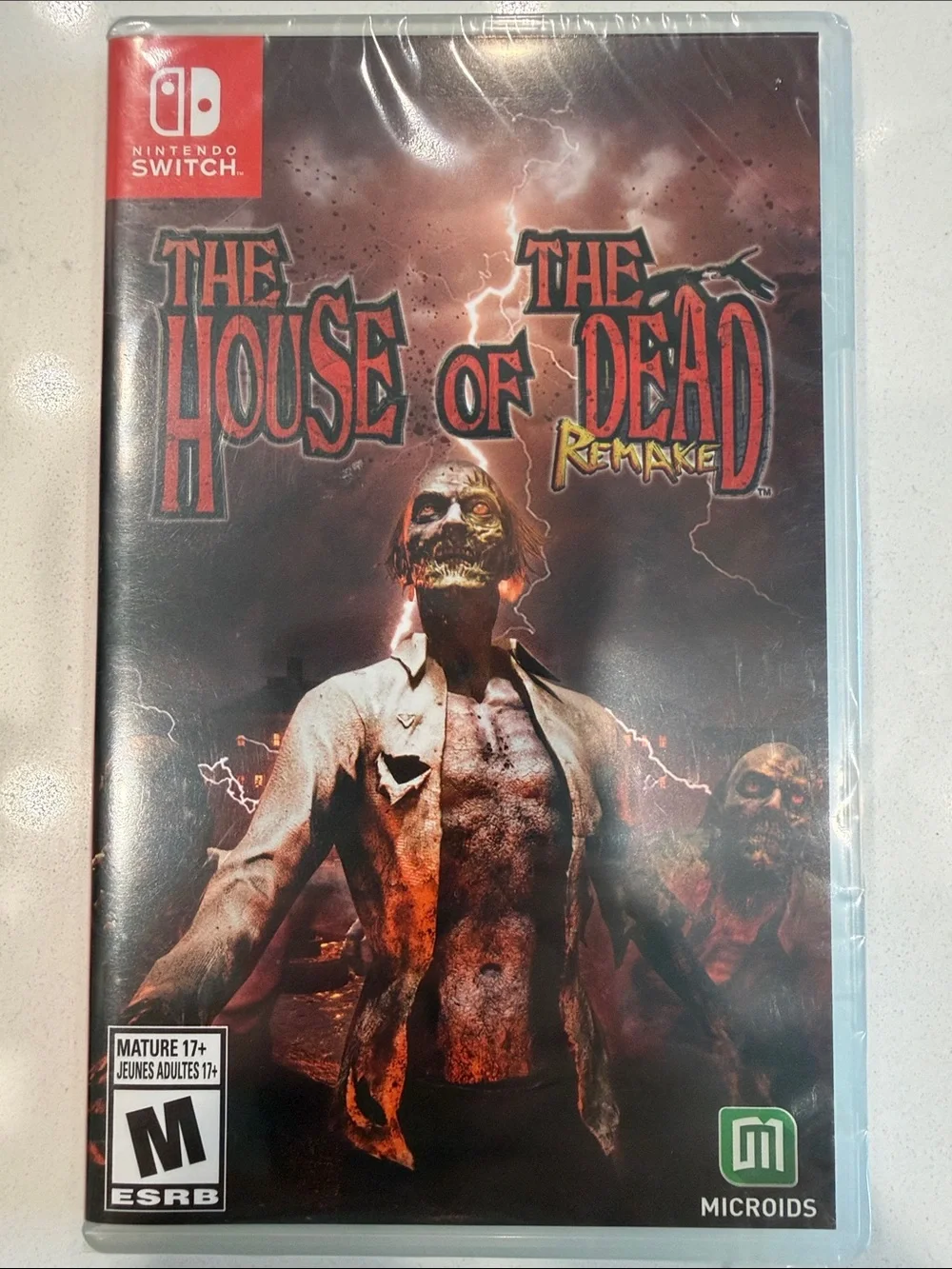 New Nintendo The House of the Dead Remake - Red & Black Cover Art